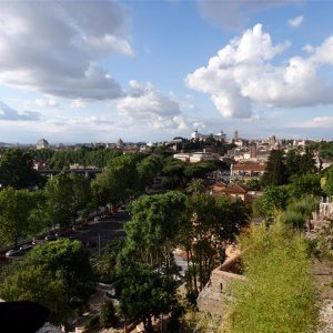 Blick auf Rom vom Orangengarten