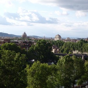 Blick auf Rom vom Orangengarten