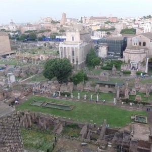 Fast leeres Forum Romanum