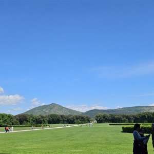 Letzter Blick auf den Park