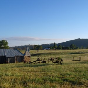 Das erste Farmhaus