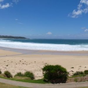 Mollymook-Beach vom Gulf-Club-House