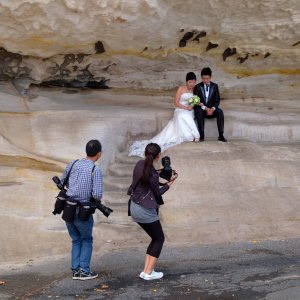 Auch in Sydney gibts japanische Hochzeitspaare