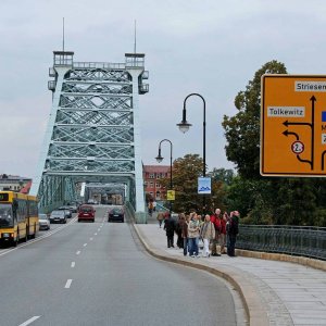 Dresden Blaues Wunder Anfahrt