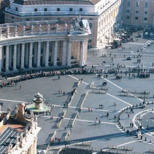 Petersplatz am Morgen